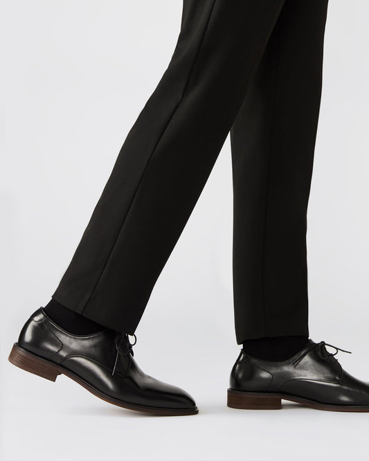 LELAND BLACK LEATHER