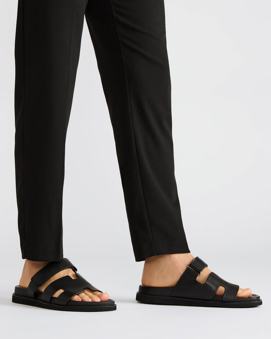 MAIVEN BLACK LEATHER