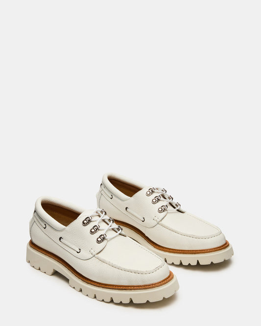VICTOR WHITE LEATHER