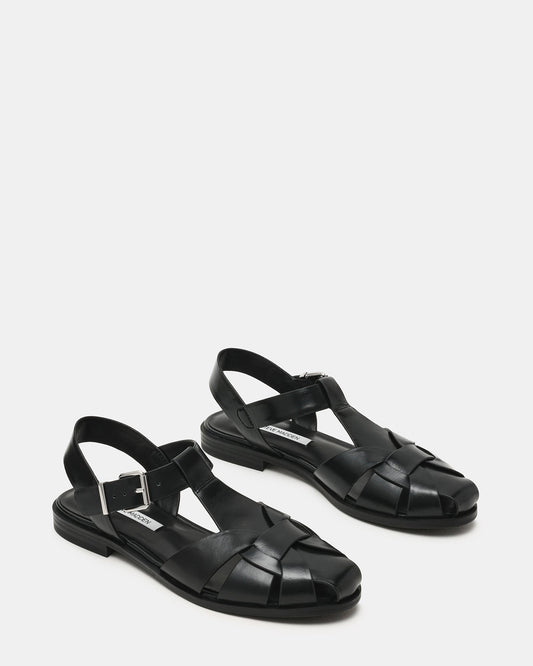 FISK BLACK LEATHER