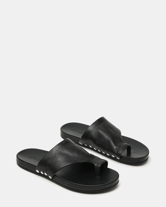 KESSEY BLACK LEATHER