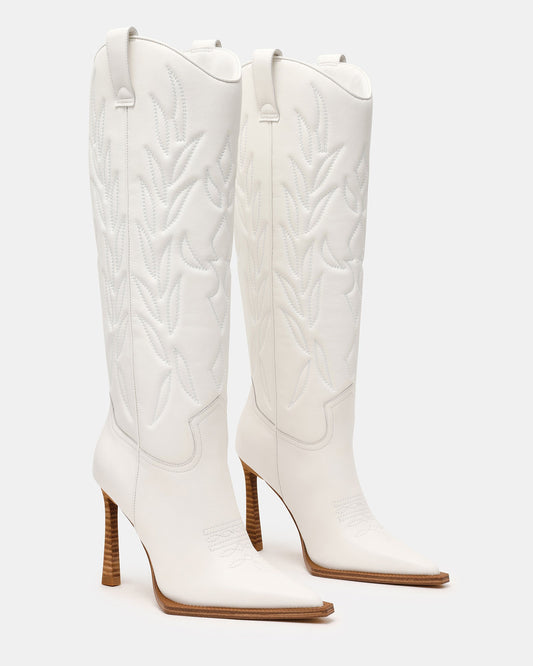KINZEE WHITE LEATHER