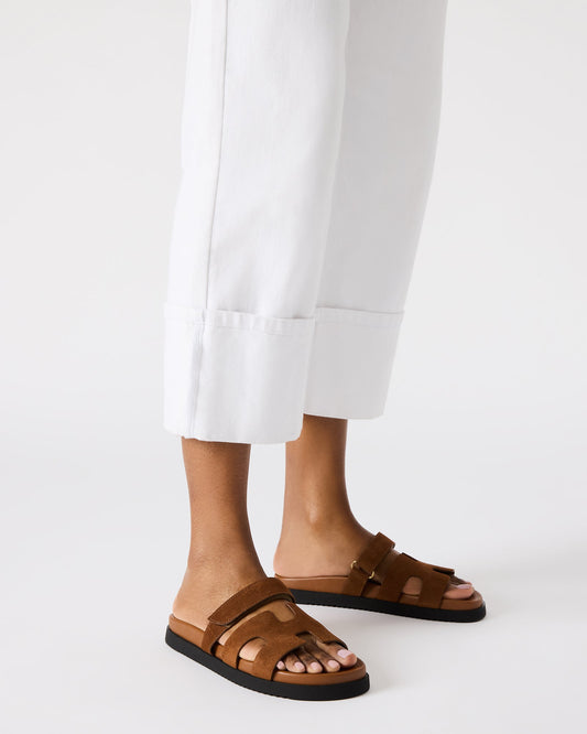 MAYVEN CAMEL SUEDE