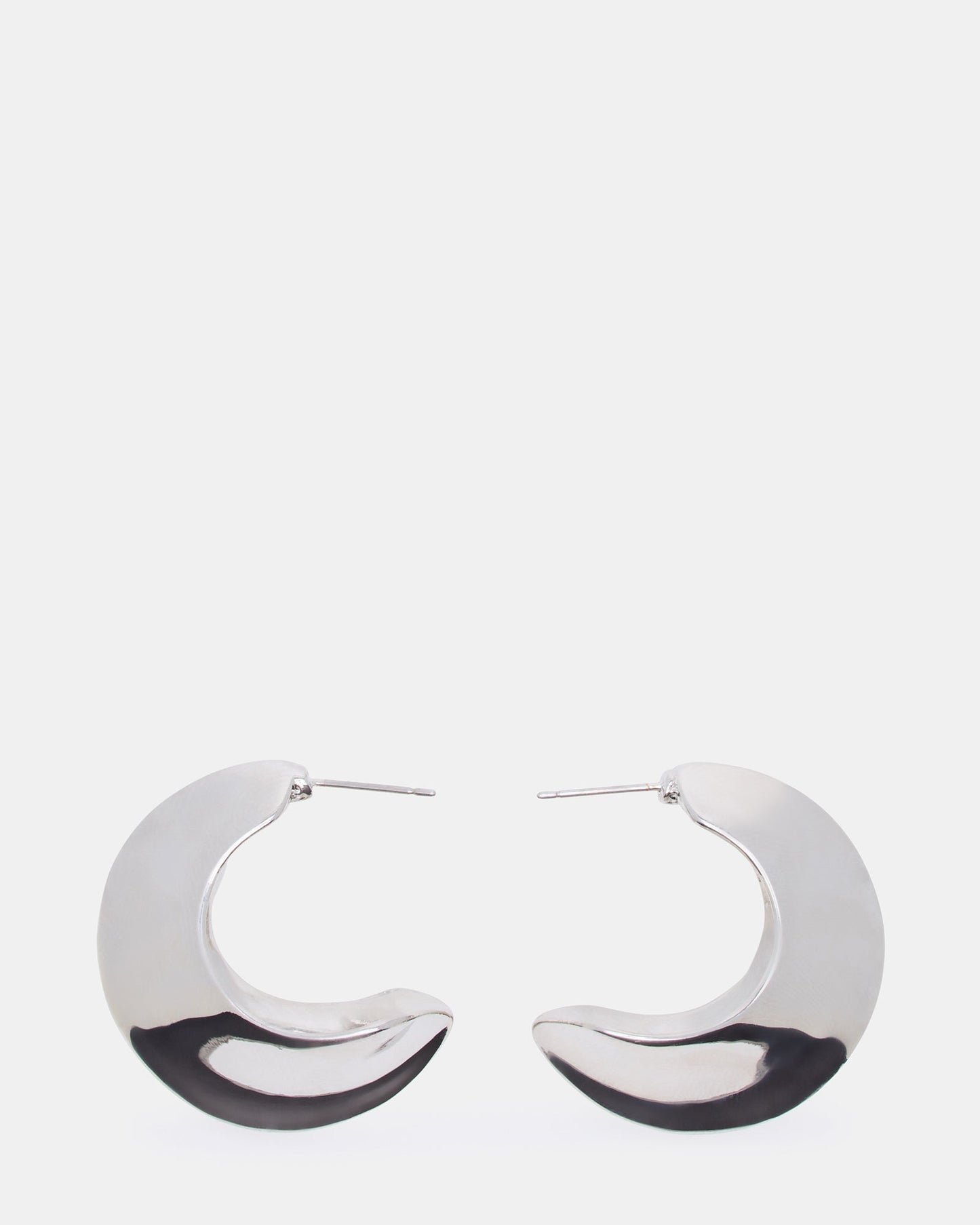 CRESCENT EARRINGS SILVER Women's Earrings | Steve Madden