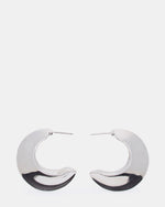 CRESCENT EARRINGS SILVER Women's Earrings | Steve Madden