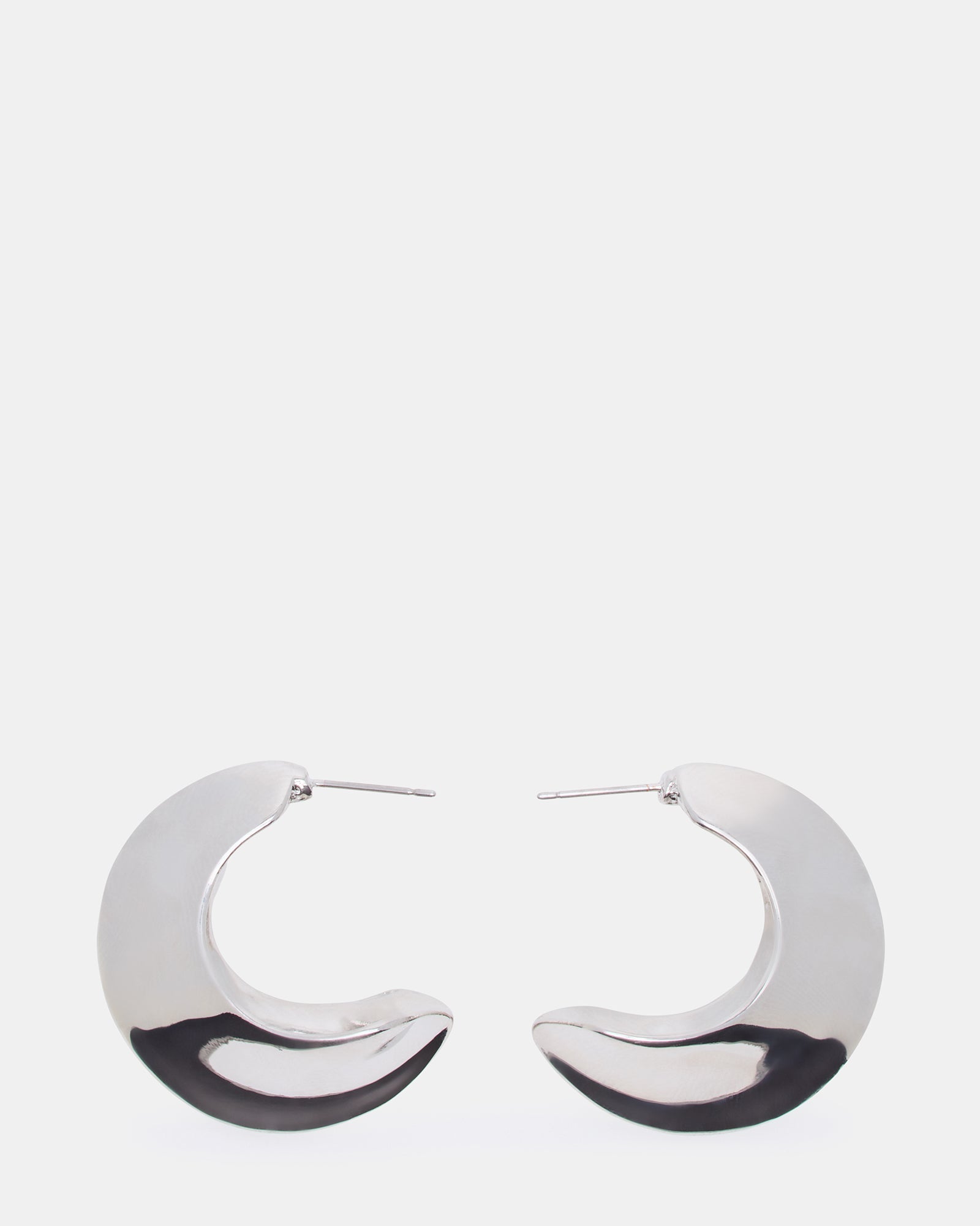 CRESCENT EARRINGS SILVER Women's Earrings | Steve Madden