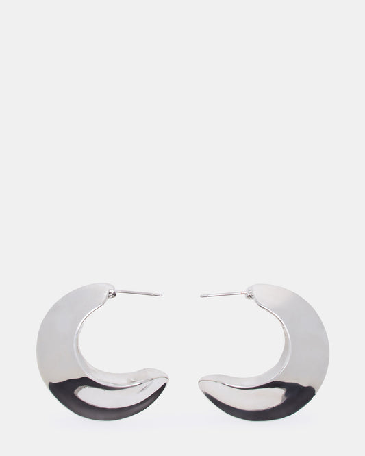 CRESCENT EARRINGS SILVER Women's Earrings | Steve Madden