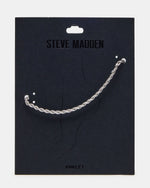 ROPE CHAIN ANKLET SILVER Women's Anklet | Steve Madden