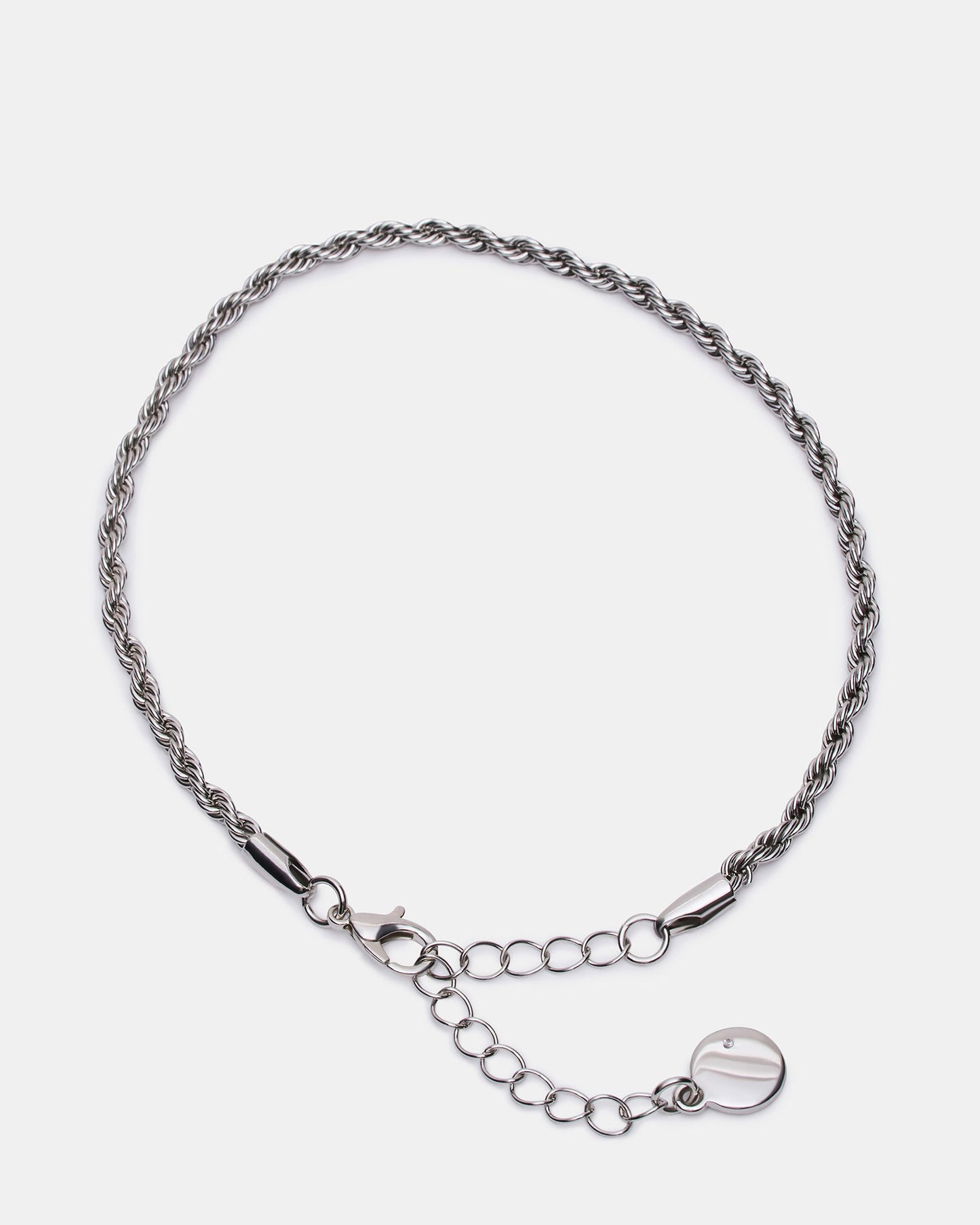 ROPE CHAIN ANKLET SILVER