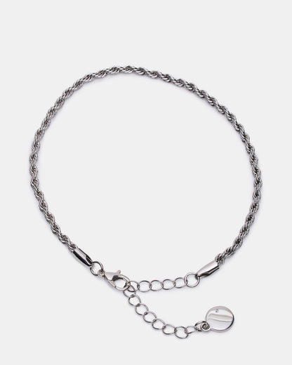 ROPE CHAIN ANKLET SILVER