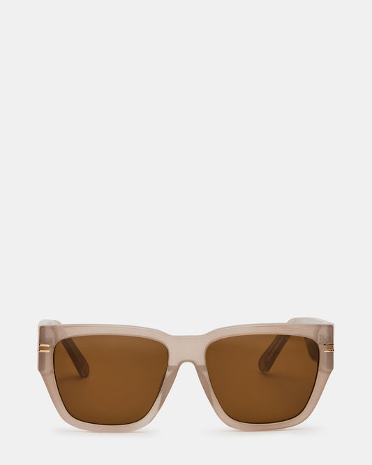 BRAISON Tan Frame Cateye Brown Lens Sunglasses | Steve Madden