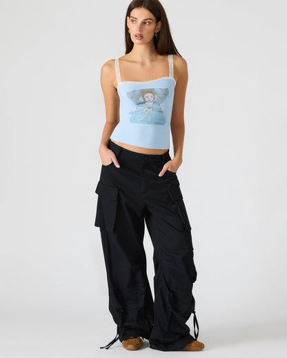 LOVE GOLDIE TANK SURF BLUE