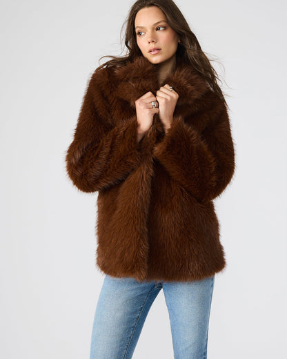 KINDRA COAT BROWN