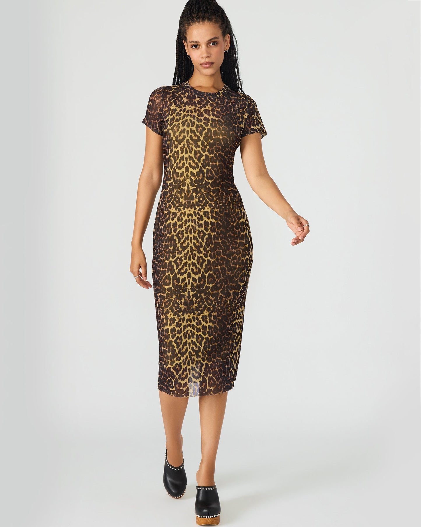 SHORT SLEEVE HAILEE DRESS HOT SPOTS PRINT