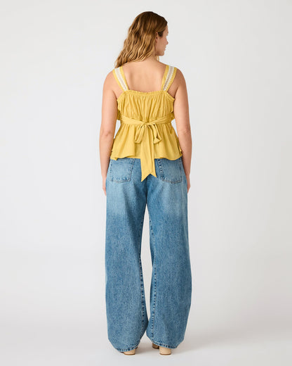 CINTHIA TOP GOLDEN LIME