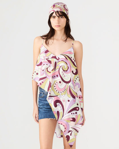 LAVENDER PRINTED SCARF