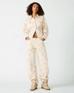HENRIETTA Sea Mist Long-Sleeved Button-Up Eyelet Women's Jacket | Steve Madden