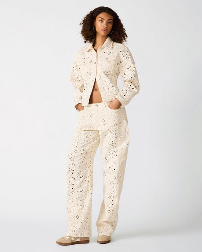 RORI Sea Mist Straight-Leg Denim Women's Bottoms | Steve Madden