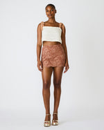 CINDI Mocha Heather Women's Skirt | Steve Madden