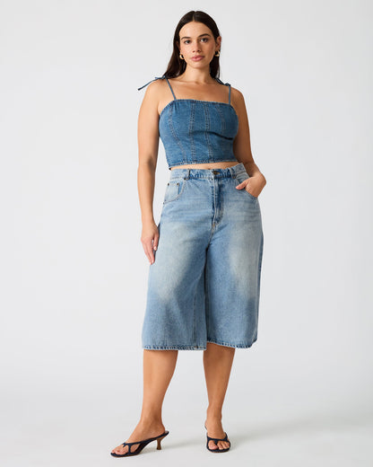 MEAGHAN TOP BLUE HEATHER