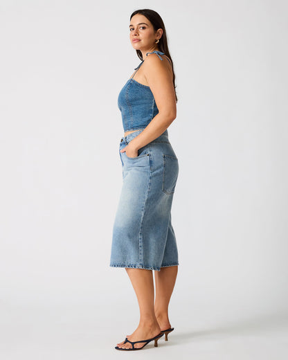 MEAGHAN TOP BLUE HEATHER