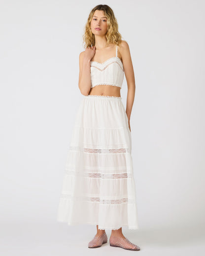 ELISSE Antique Lace Flowy Women's Maxi Skirt Set | Steve Madden