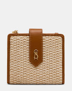 JEM STRAW Light Natural Bifold Wallet | Steve Madden