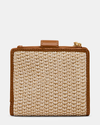 JEM STRAW WALLET LIGHT NATURAL