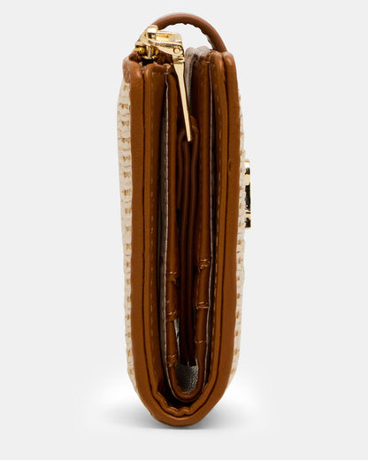 JEM STRAW WALLET LIGHT NATURAL
