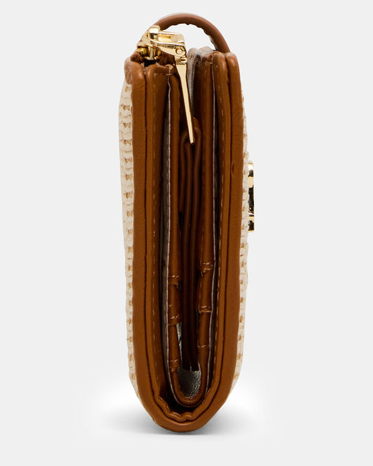 JEM STRAW WALLET LIGHT NATURAL