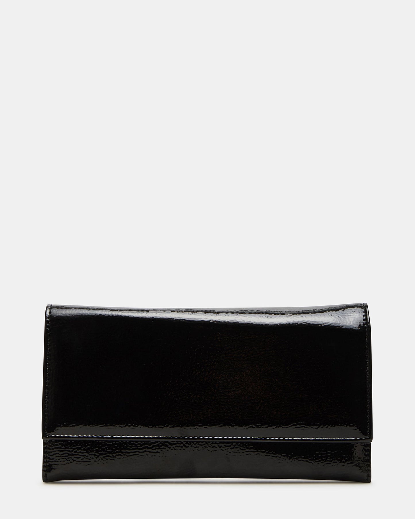 JULIANA Bag Black Patent Crossbody Clutch Handbag | Steve Madden