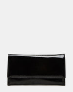 JULIANA Bag Black Patent Crossbody Clutch Handbag | Steve Madden