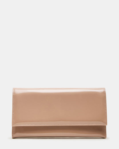JULIANA Bag Blush Patent Crossbody Clutch Handbag | Steve Madden