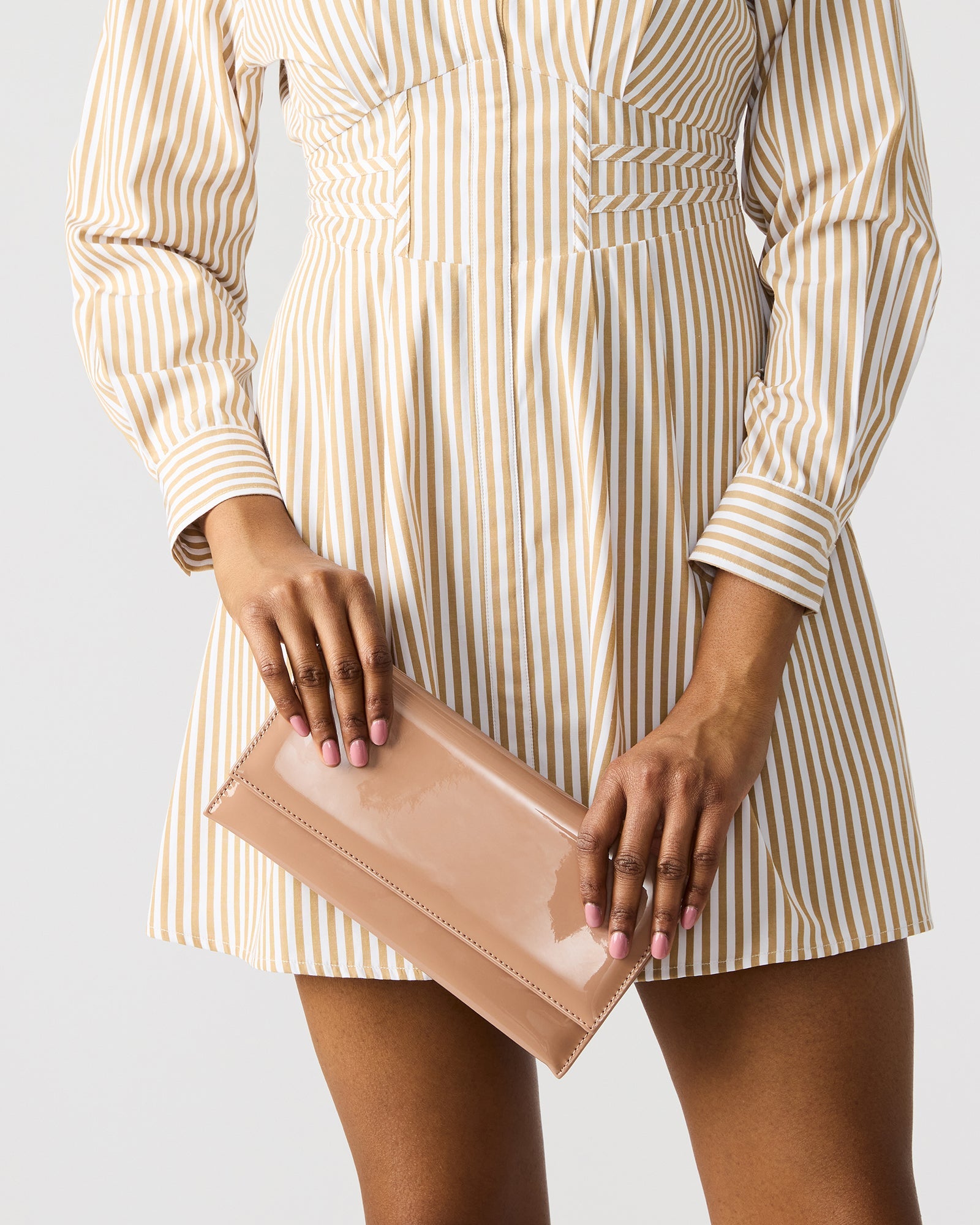 JULIANA BAG BLUSH PATENT