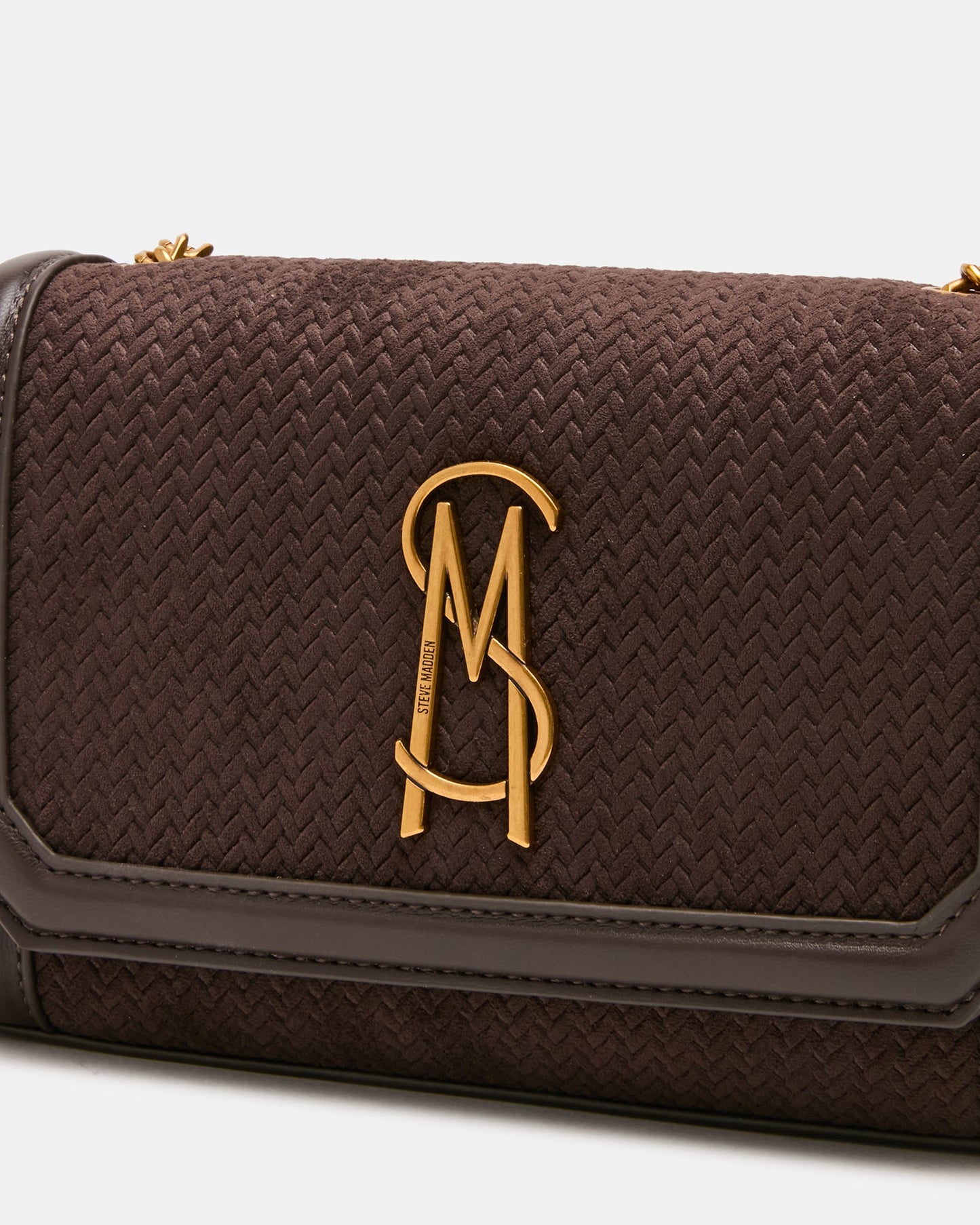 LARISA WOVEN BAG CHOCOLATE