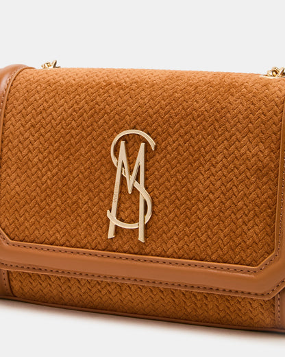 LARISA WOVEN BAG TOBACCO