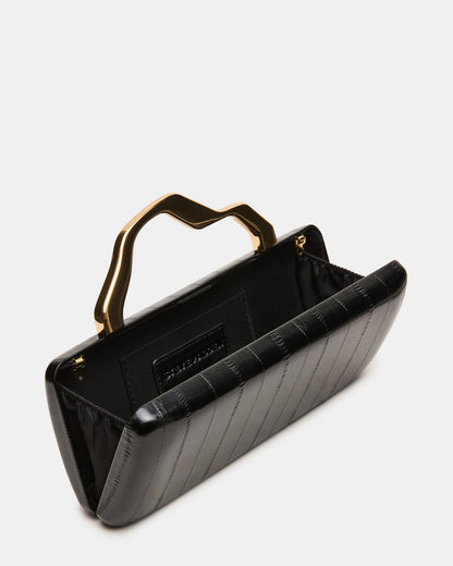 LEENA BAG BLACK EEL
