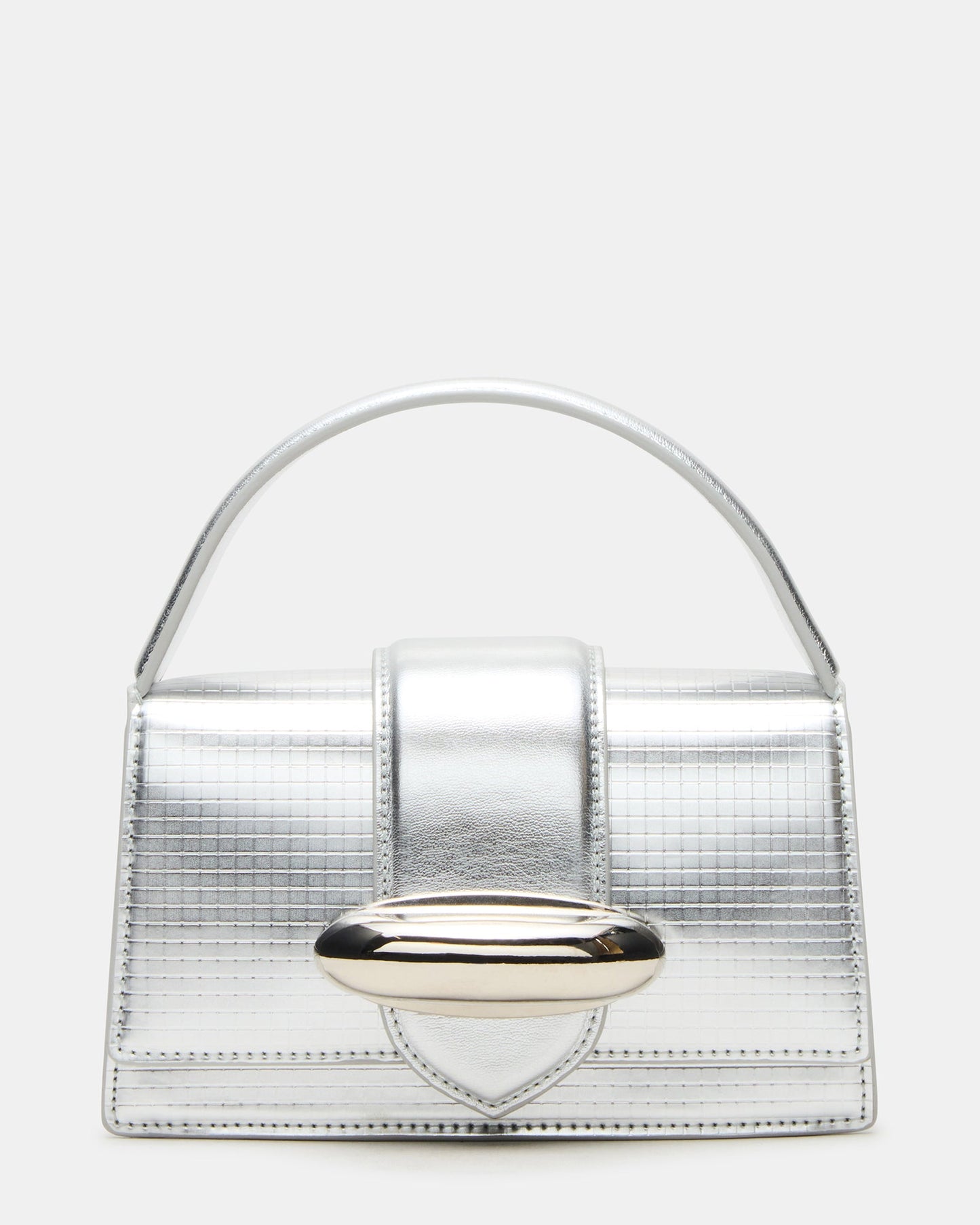 MISHELL Bag Silver Disco Top-Handle Mini Handbag | Steve Madden