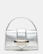 MISHELL Bag Silver Disco Top-Handle Mini Handbag | Steve Madden