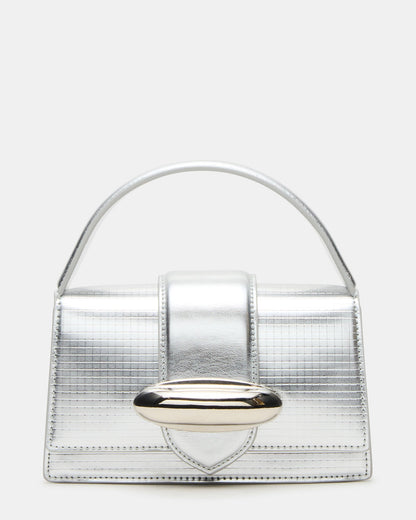 MISHELL Bag Silver Disco Top-Handle Mini Handbag | Steve Madden