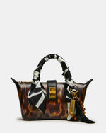 TATIANA Bag Tortoise Jelly Mini Top-Handle Crossbody Scarf Handbag | Steve Madden