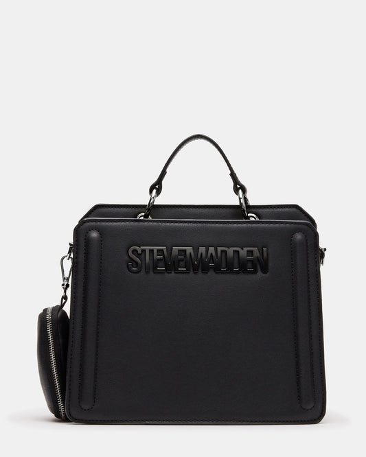 EVELYN Bag Black | Women's Top Handle Crossbody Bag | Steve Madden