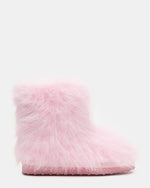 Kids' BEASTIE Pink Faux Fur Girls' Ankle Boot | Steve Madden