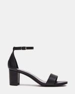 Kids' CARRSON Black Smooth Girls' Dress Heel | Steve Madden
