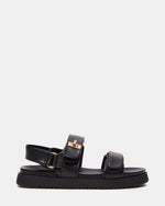 Kids' MONA Black Girls' Flatform Sandal | Steve Madden