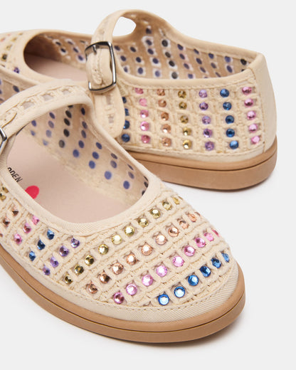 KIDS' ROREE NATURAL RHINESTONES