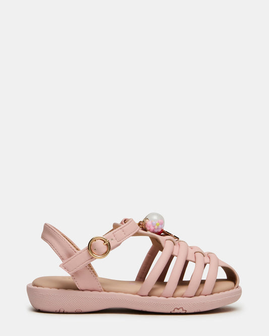 Toddlers' POCKET Blush Strappy Fisherman Charms Girls' Sandal | Steve Madden