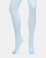 BLAIR SHEER TIGHTS LIGHT Blue Women's Footed Sheer Mesh Tights | Steve Madden