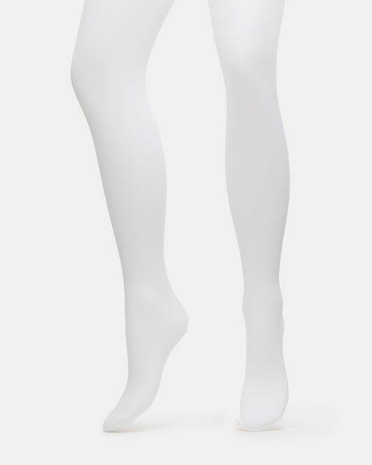 BLAIR SHEER TIGHTS White Women's Footed Sheer Mesh Tights | Steve Madden