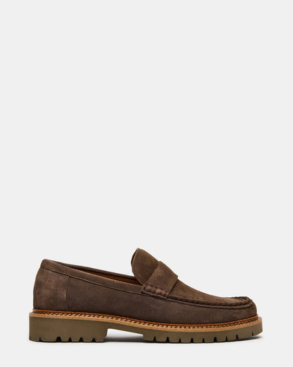 BRODIE Taupe Slip-On Lug Men's Loafer | Steve Madden